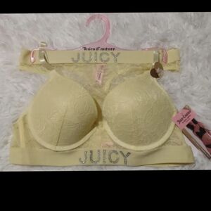 Juicy Couture Lace Bra and Thong Set New with tags